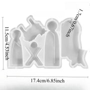 NA121MS - Molde de Silicone Presépio