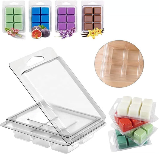 Embalagens para wax melts |plástico transparentes | molde para cera/QUADRADO