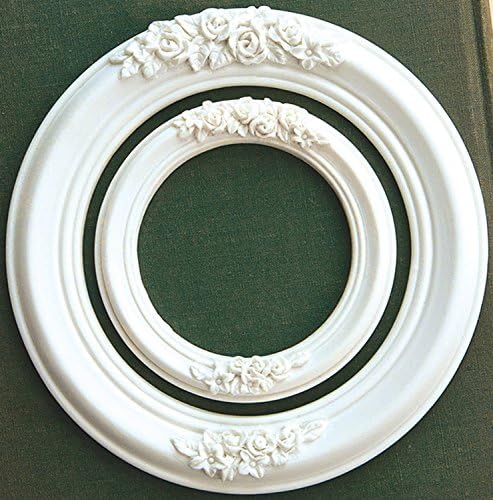 MF093MS - Molde Silicone para Moldura de Espelho Redonda de Estilo Vintage