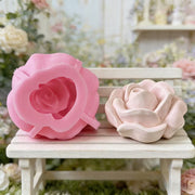 F025MS - Molde de Silicone Flor Rosa Robusta