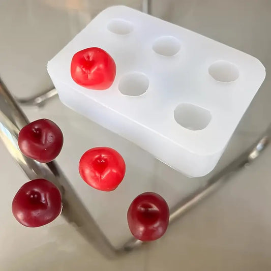 D090MS - Molde silicone cerejas