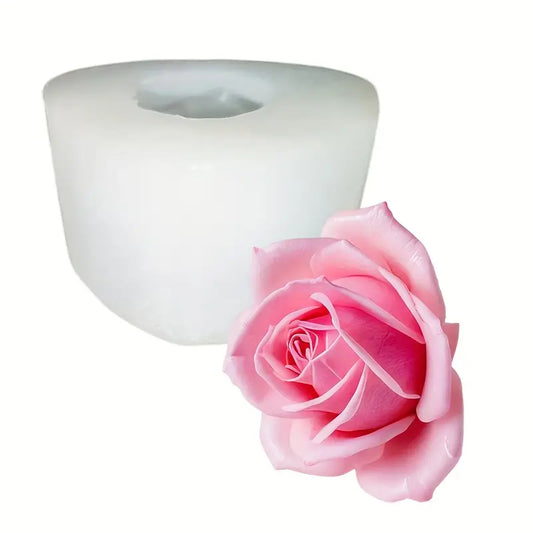 F105MS-  Molde de Silicone Rosa 3D