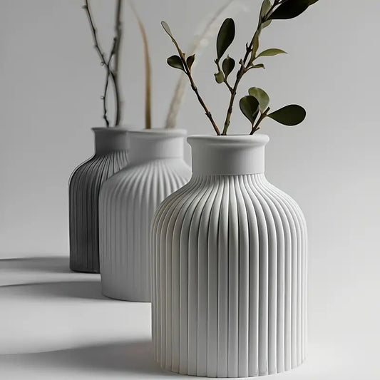 BP102MS - Molde de silicone Jarra listada/ lisa - escolher