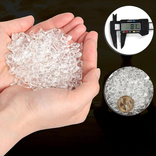 Cristais de Quartzo  transparente- 75g de Pedra 100% Natural