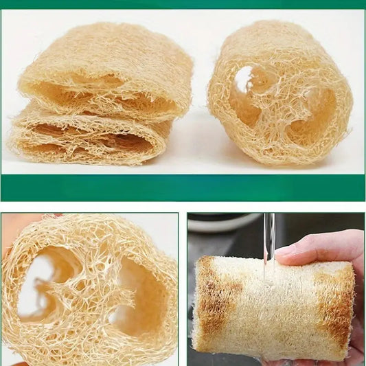 1 Unidades de esponja de bucha vegetal natural