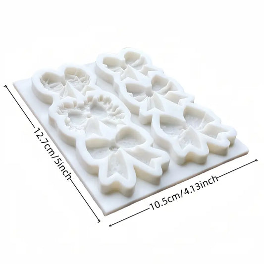 D070MS - Molde em silicone - 6 laços