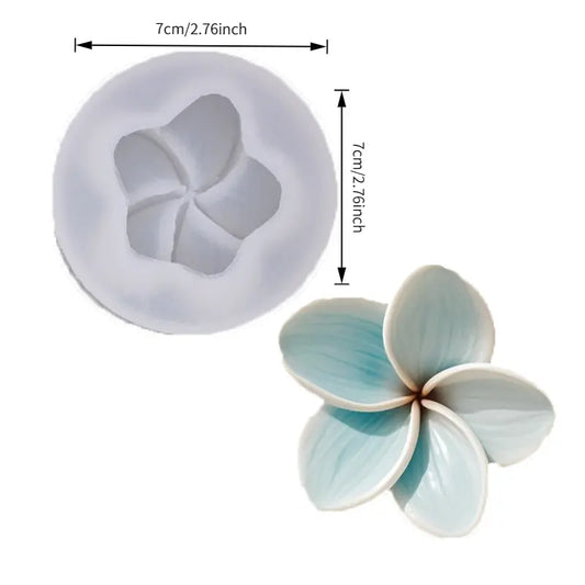 F039MS - Molde de Vela Elegante Floral