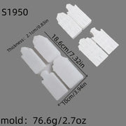 FC087MS -Molde de Silicone Casa, Forma decorativa para vela
