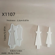NA024MS- 2 Pai Natal minimalista  Molde