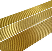 Listras decorativas em cera, douradas 15 unidades - 2mmx200