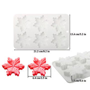 FC077MS - molde 6 cavidades Forma de Flocos de Neve