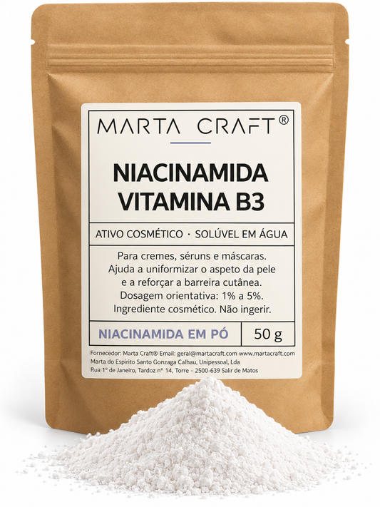 Niacinamida-Vitamina B3 ou Nicotinamida