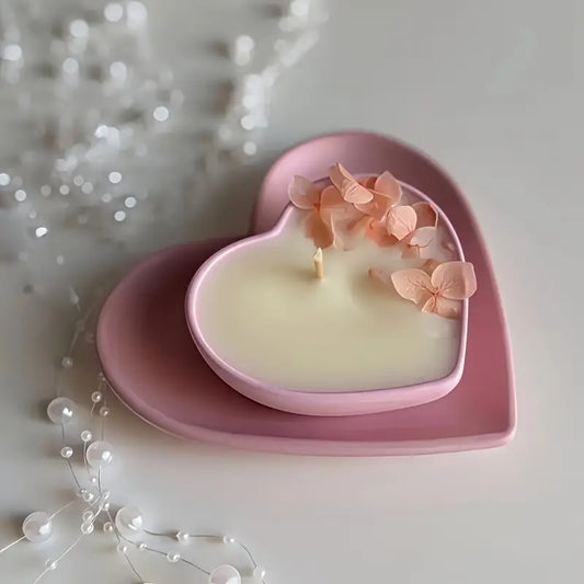 BP066MS - Molde EPoxi Base Prato + Taça - Coração