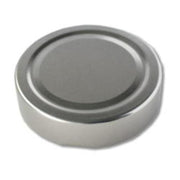 | Boião Vidro DELUXE 265 ml Boca Larga + Tampa Alta Prateada