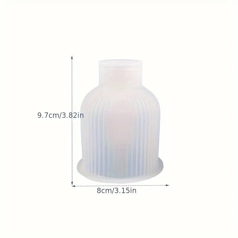BP102MS - Molde de silicone Jarra listada/ lisa - escolher
