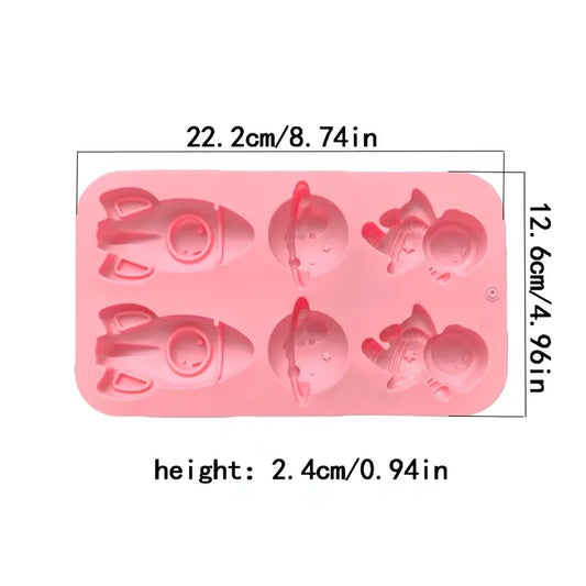 FC059MS - Molde de 6 Cavidade Astronauta