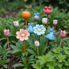 F018MS - Molde de Silicone 4 mini Flores