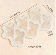 AN033MS- Molde de Silicone 6 Borboletas
