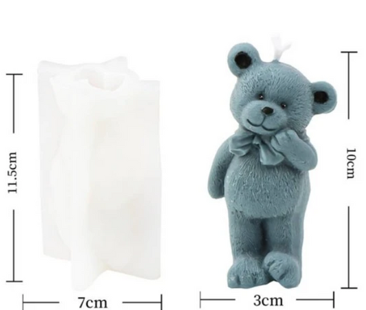 AN065MS - Molde de Silicone urso 3D