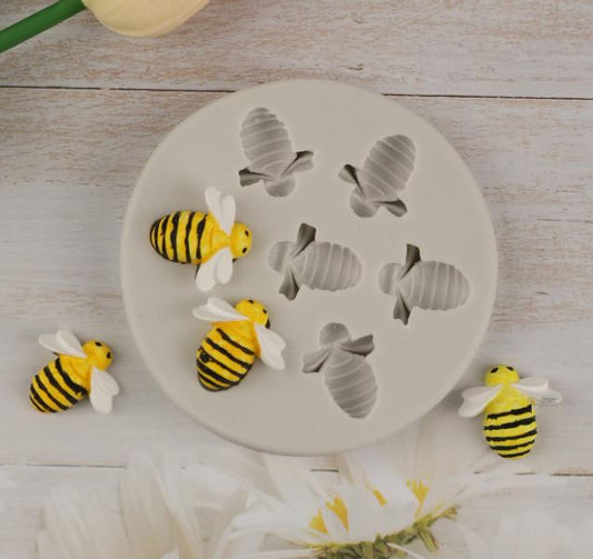 AN080MS - Set Abelhas - Molde de Silicone