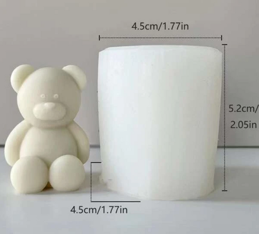 AN082MS - Urso 3D sentado