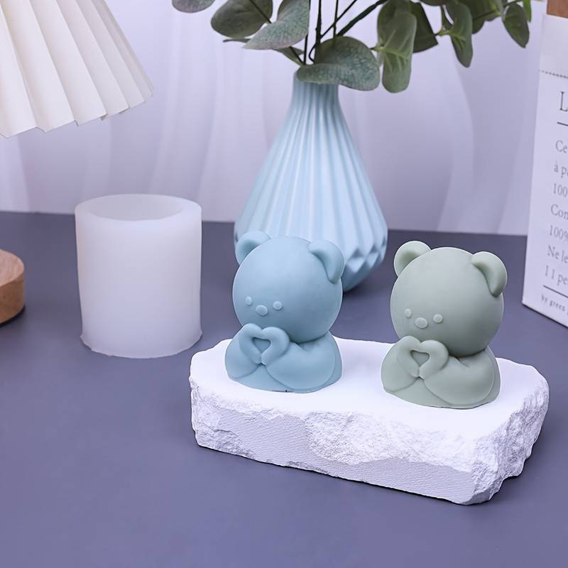 AN113MS- Molde - Animal Urso para velas