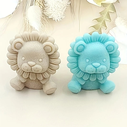 AN121MS - Molde Silicone Leão