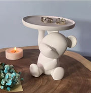 AN124MS- Molde de Silicone  Urso 3 D com Bandeja