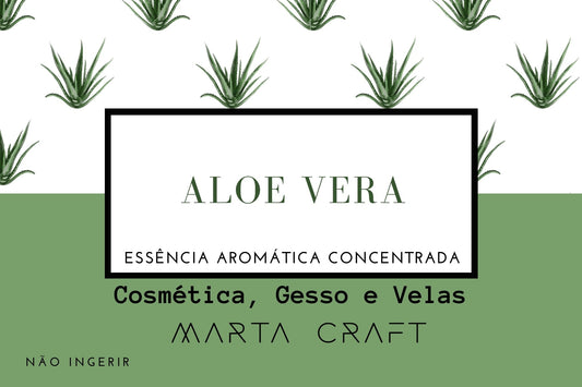 RV Essência aromática concentrada  para Velas e Sabonetes e Gesso -  ALOE VERA