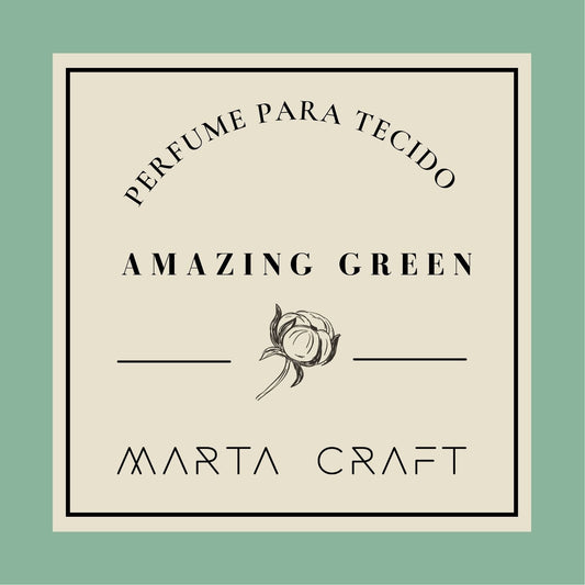Perfume Têxtil - Amazing Green - Amostra 5 mL