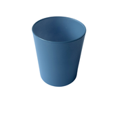 Copo Vidro Azul Escuro Brilhante Mate - 180 ml