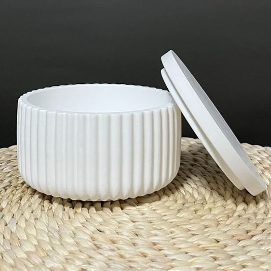 BP006MS - Molde - Taça de armazenamento listado com tampa