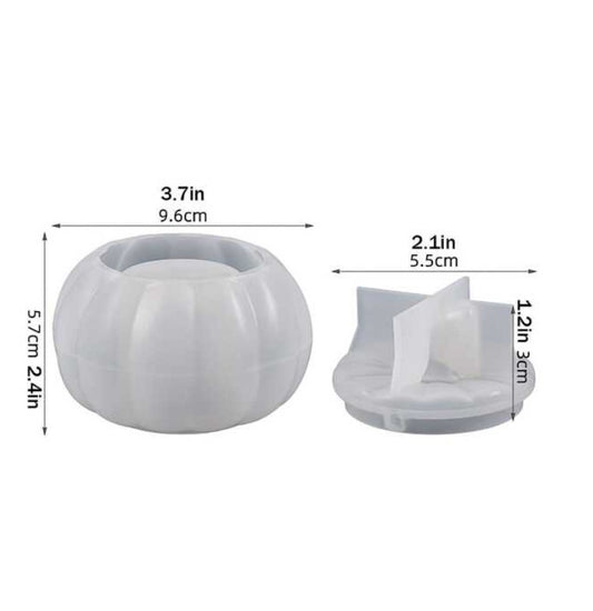 BP009MS - Molde - Abóbora Caixa de armazenamento com tampa