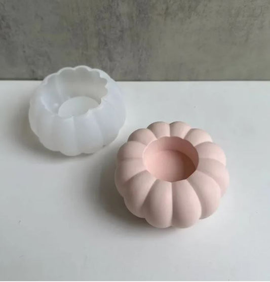 BP010MS - Molde - Abóbora vaso para vela Tealight