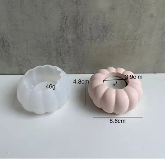 BP010MS - Molde - Abóbora vaso para vela Tealight