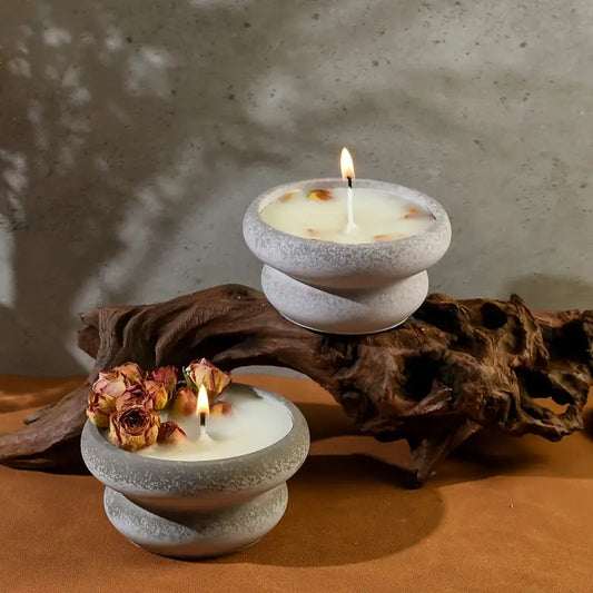 BP024MS - Moldes para Velas de Resina Taça Anel Duplo