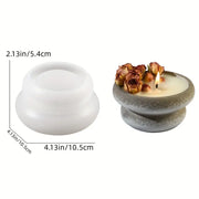 BP024MS - Moldes para Velas de Resina Taça Anel Duplo
