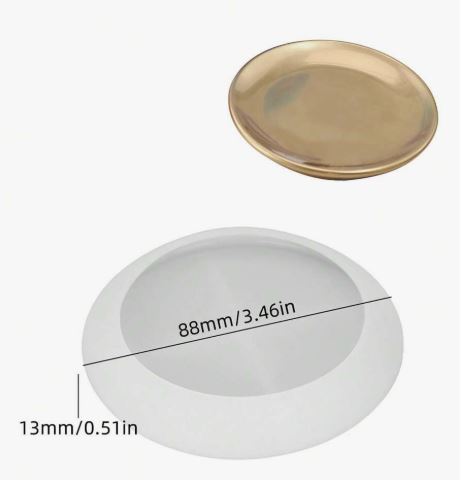 BP043MS - Molde de Silicone MINI PRATO