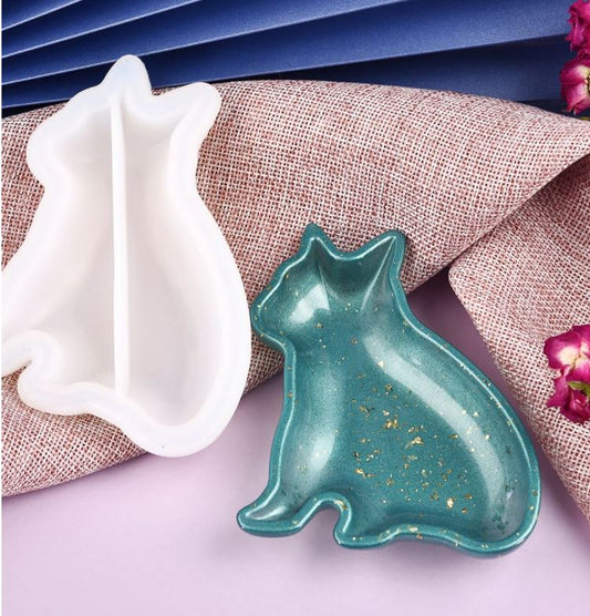 BP063MS - Molde EPoxi Base Prato -Gato