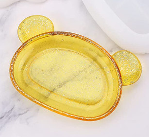 BP062MS - Molde EPoxi Base Prato - Urso