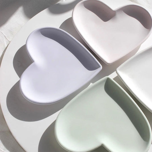 BP065MS - Molde EPoxi Base Prato - Coração