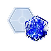 BP068MS - Molde  EPoxi  Base Copo - Pentagono