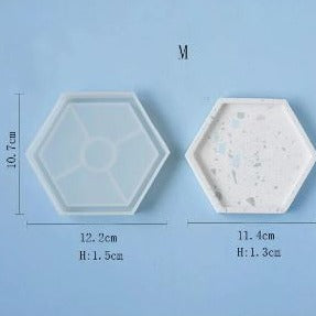 BP068MS - Molde EPoxi Base Copo - Pentagono