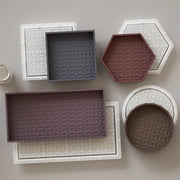 BP091MS - Molde Silicone Forma Quadrada c/ Relevo