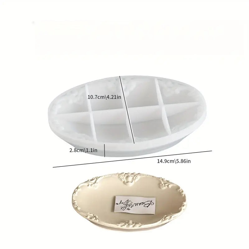 BP094MS - Molde Silicone Forma Europeia para Bandeja