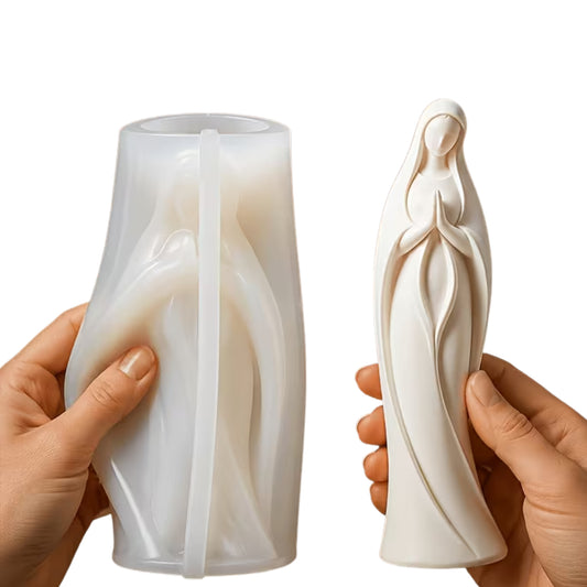 NA098MS - Molde de Silicone Oração Virgem Maria