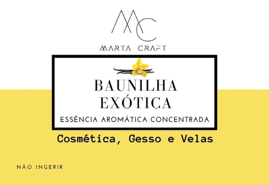 Essência aromática concentrada - Baunilha Exótica