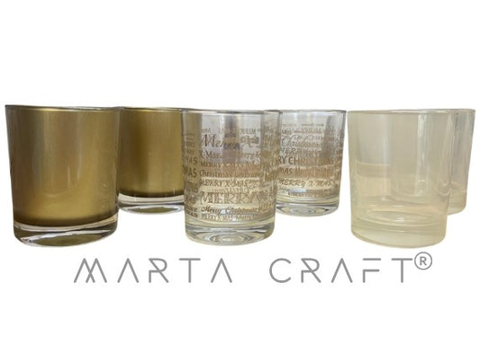 Pack 6 Copos de Vidro - Especial de Natal - 220 mL