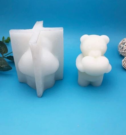 CA029MS - Molde Urso Coração Love