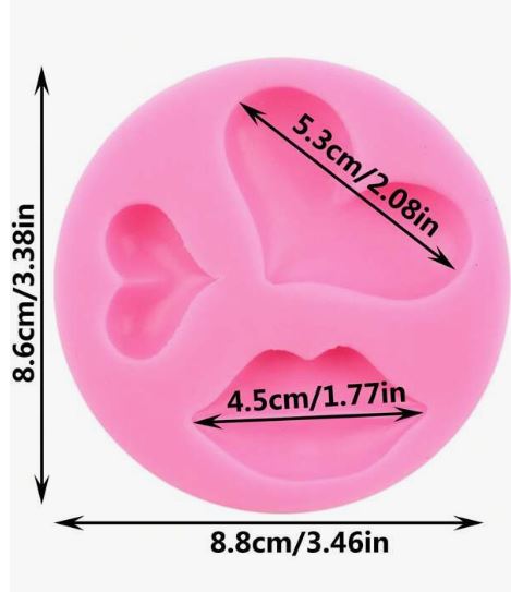 CA030MS - Molde Lábio Coração Love